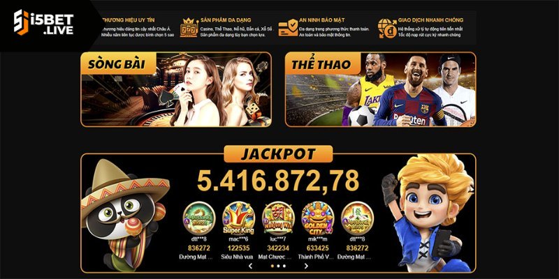 Cập nhật link vào I5bet nhanh và ổn định
